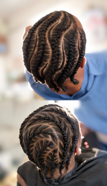 Image may contain Hair Person and Cornrows