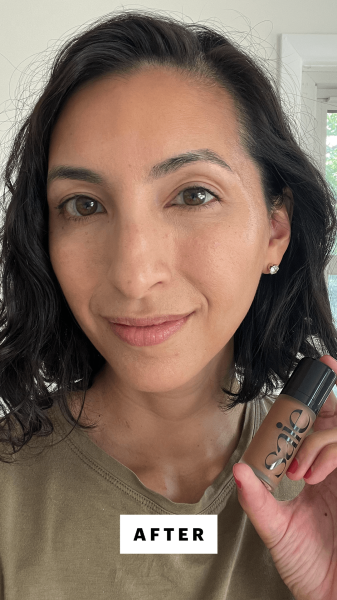 Pai after applying the Saie Dew Bronze